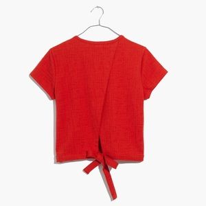 Madewell Verse Tie Back Tee